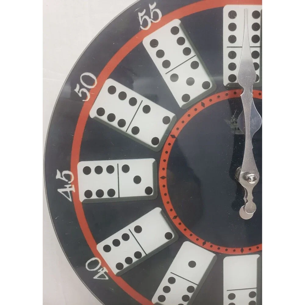 Kitchen Plastic Under The Glass Decorative Wall Clock, 12